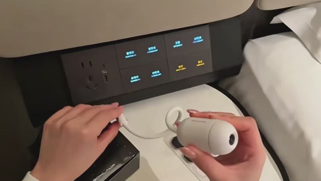 LumiNest Night Glow – Bedside Sleep & Nursing Lamp with USB Charging